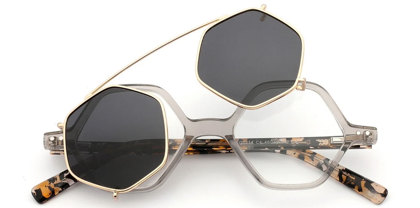 Acetate Geometric Frame F6331