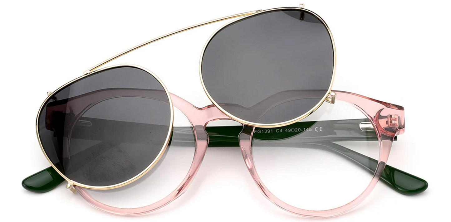 Acetate Round Frame F6622