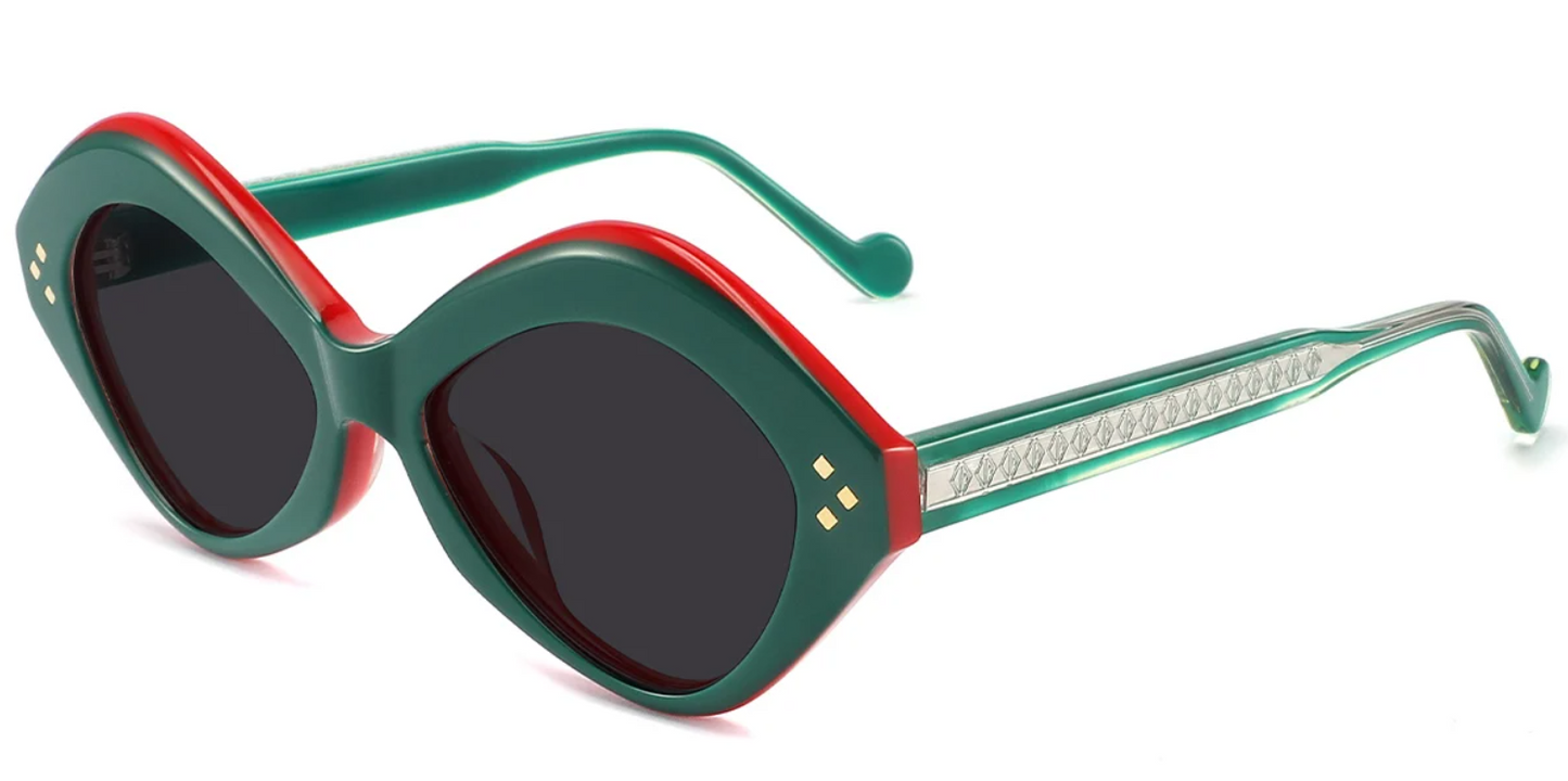 Acetate Geometric Sunglasses SG5046