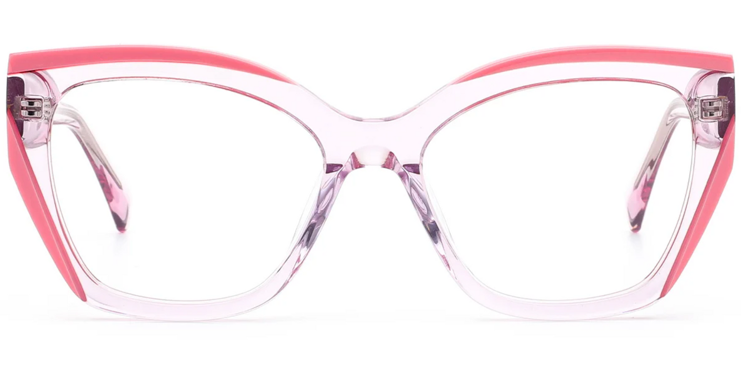Acetate Cat Eye Frame F7011