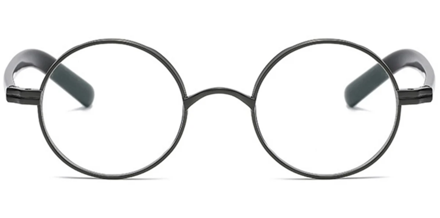 Acetate & Titanium Round Frame F6558