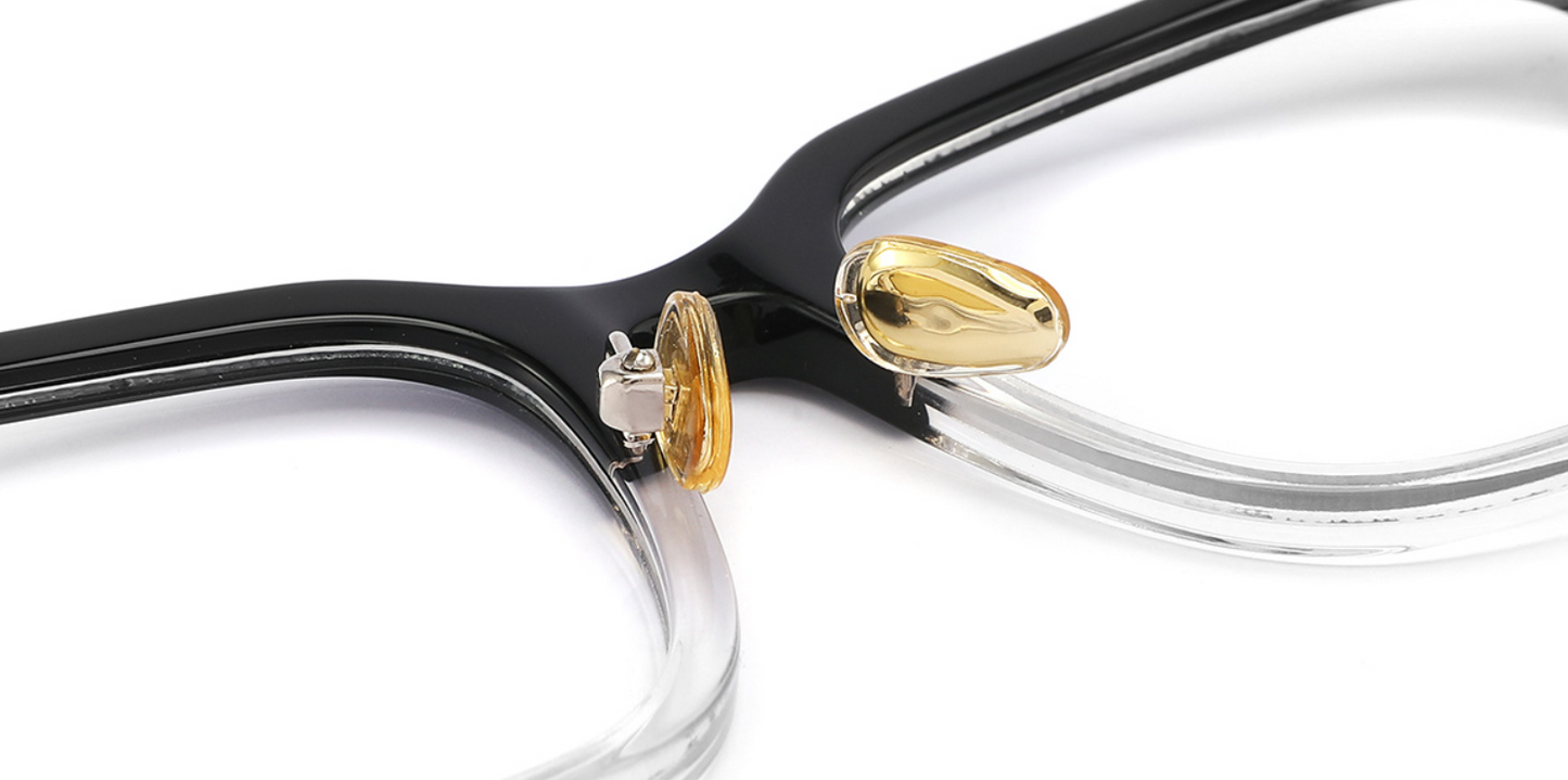 Titanium&Acetate Square Frame F4153