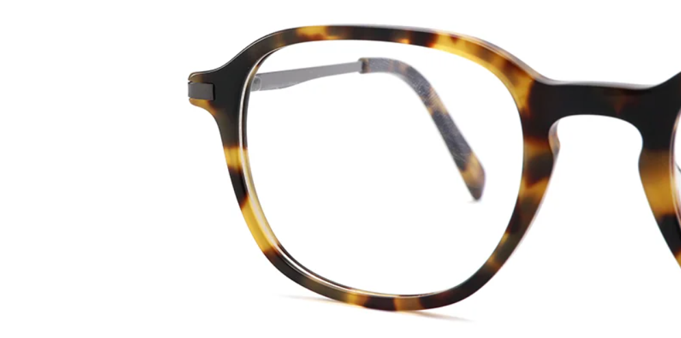 Acetate Metal Oval Frame F3167