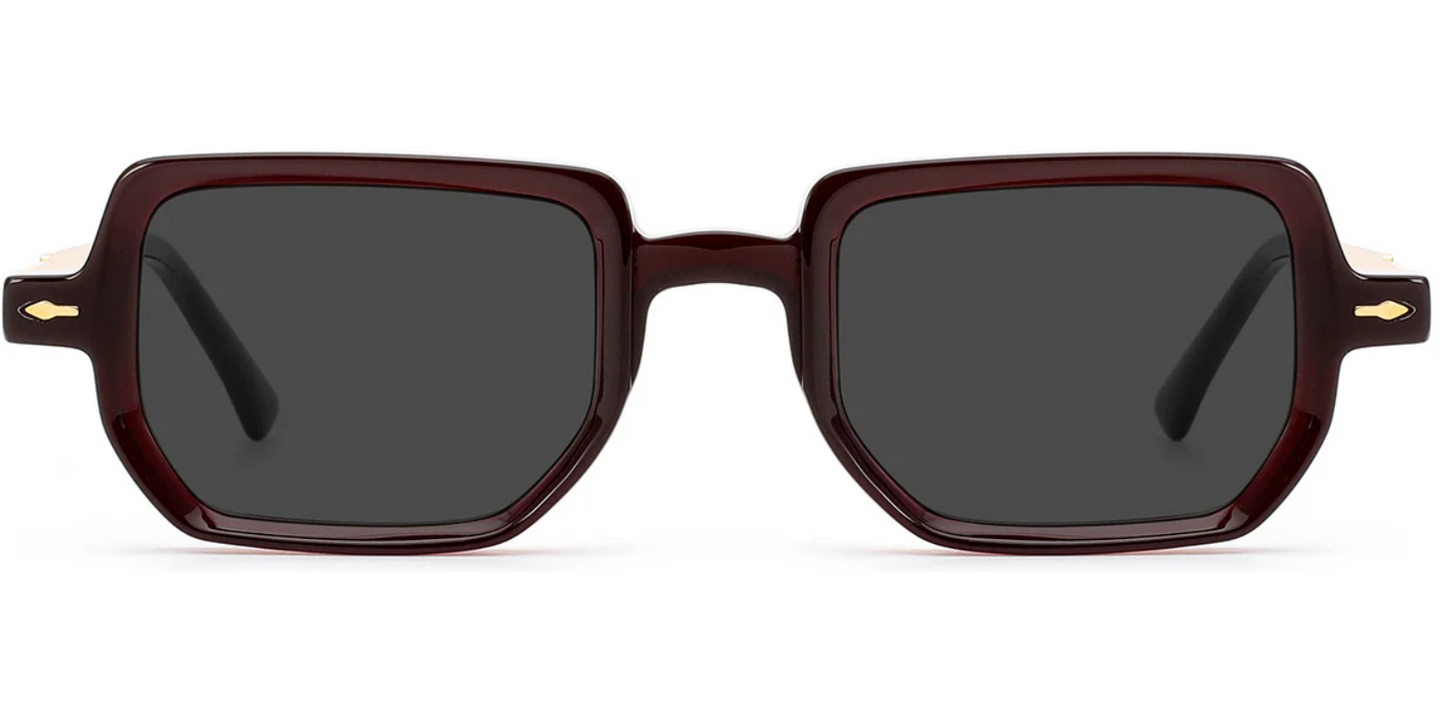 Acetate Rectangle Sunglasses SG7605