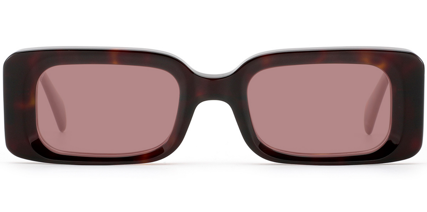 Acetate Rectangle Sunglasses SG8620