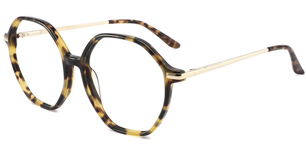 Mixed Material;Acetate Geometric Frame F3959