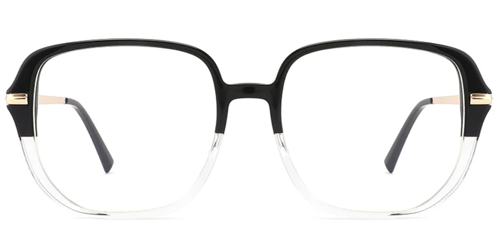 Mixed Material;Acetate Square Frame F3961