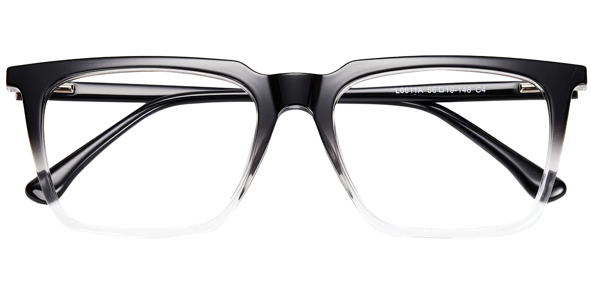 Monture carrée en acétate F7229