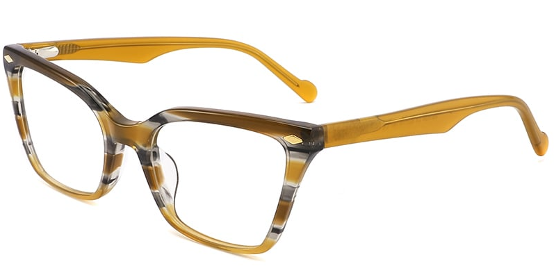 Acetate Cat Eye Frame F4114