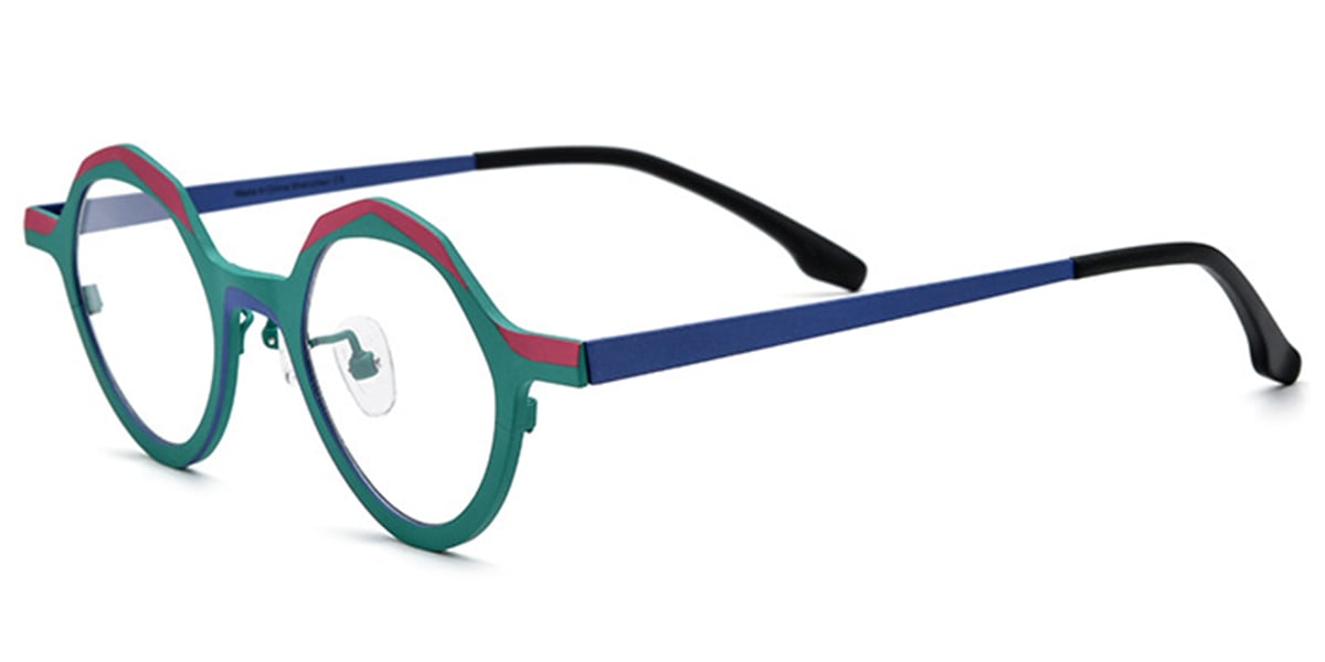 Titanium Geometric Frame F6434