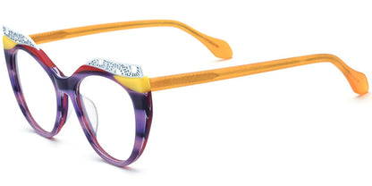 Acetate Cat Eye Frame F6896