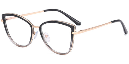 Metal TR Cat Eye Frame F8449