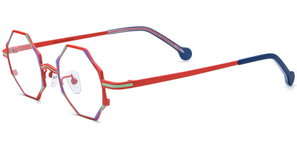 Titanium Geometric Frame F7293