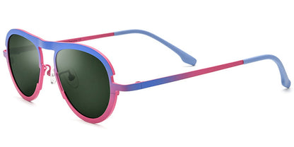 Titanium Oval Sunglasses SG6079