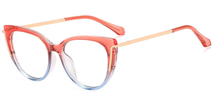 Metal TR Cat Eye Frame F8465