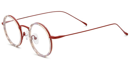 Acetate TR Round Frame F7041