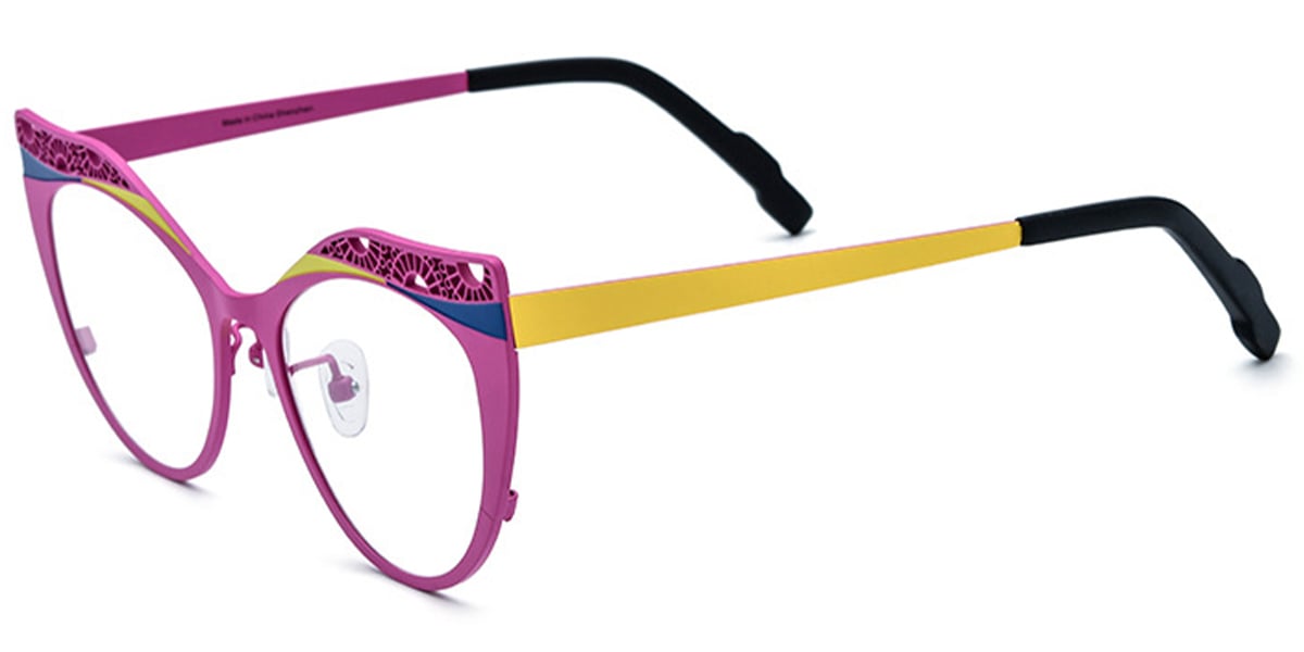 Titanium Cat Eye Frame F6906