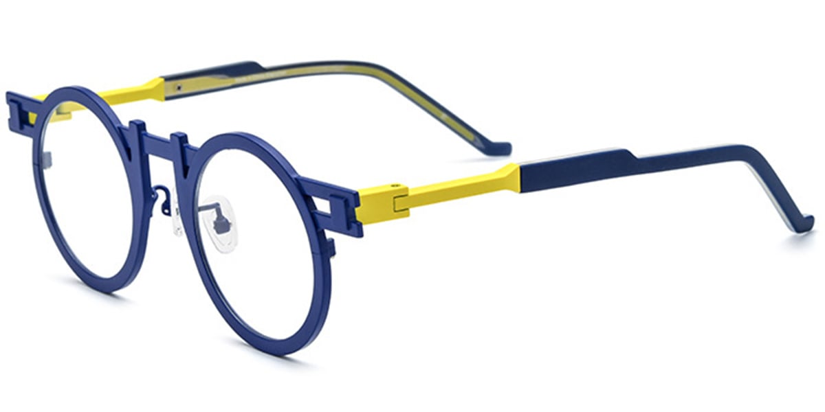 Titanium Round Frame F7037