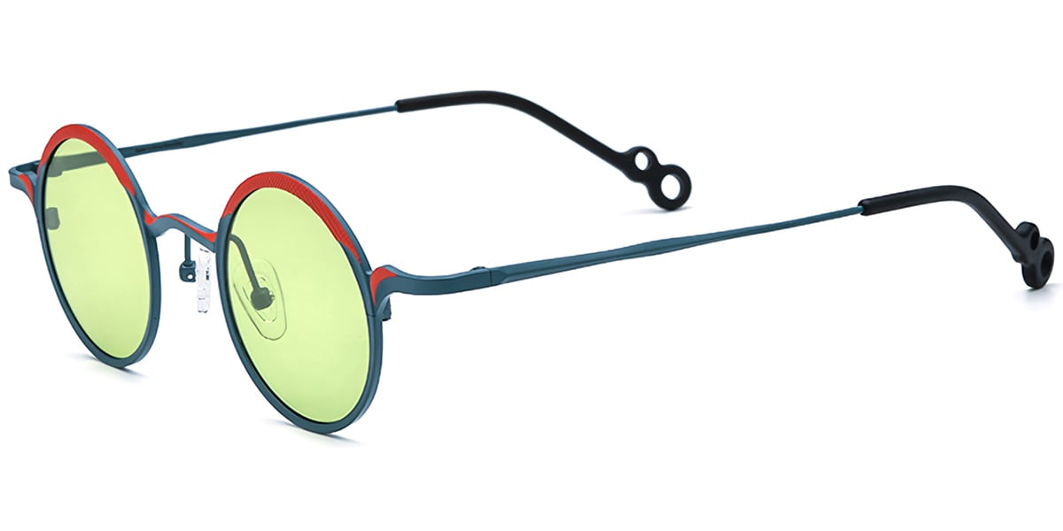 Titanium Round Sunglasses SG7309