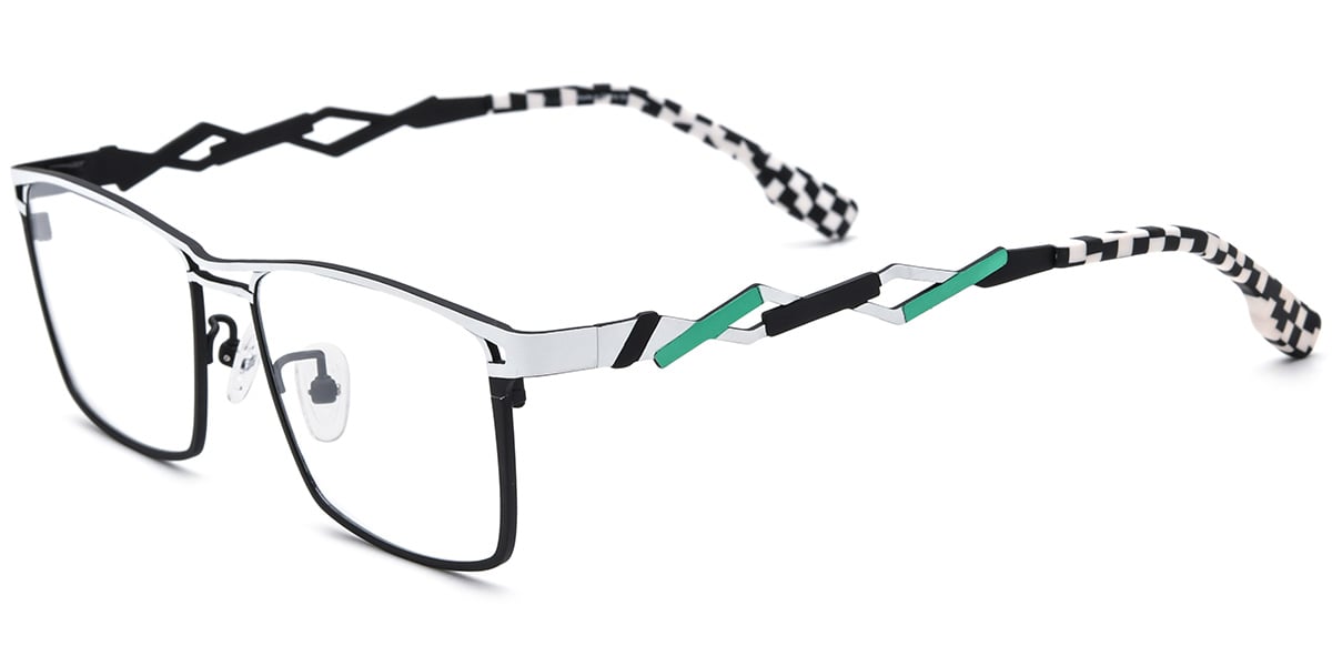 Titanium Rectangle Frame F8818