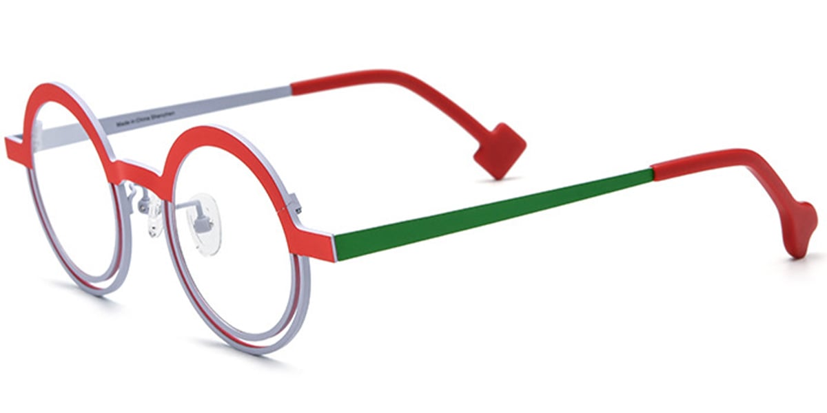 Titanium Round Frame F6870