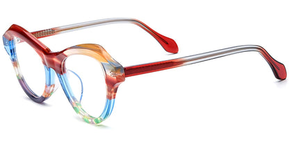 Acetate Cat Eye Frame F7568
