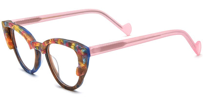 Acetate Cat Eye Frame F7541