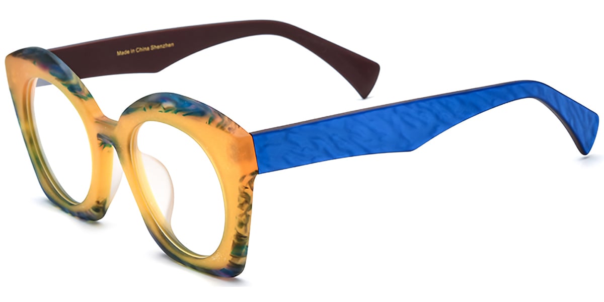 Acetate Square Frame F7395