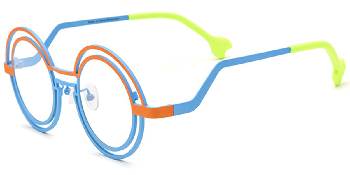 Titanium Round Frame F6784