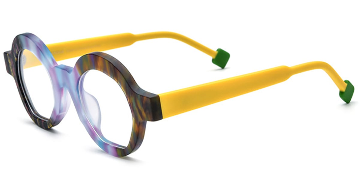 Acetate Round Frame F6404