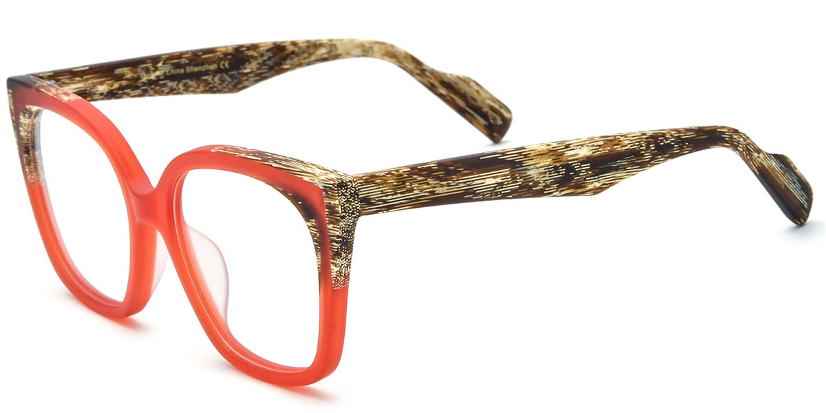 Acetate Square Frame F5818