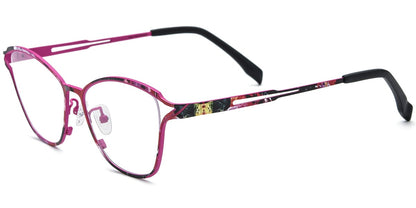 Titanium Cat Eye Frame F8125
