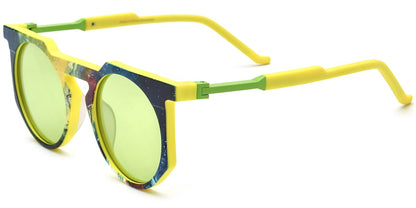 Acetate Geometric Sunglasses SG8083