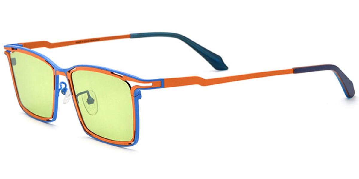 Titanium Rectangle Sunglasses SG6724