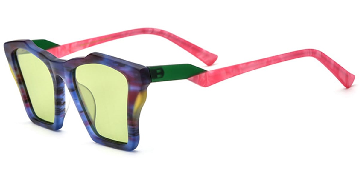 Acetate Geometric Sunglasses SG6676