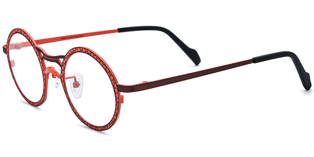 Titanium Round Frame F7401