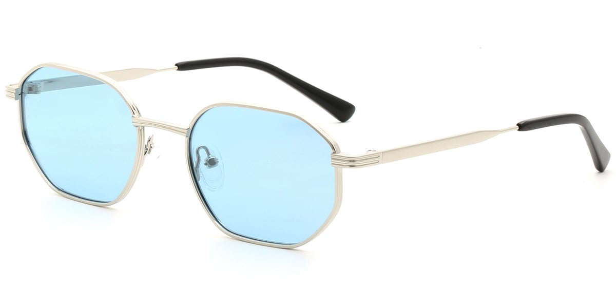 Acetate Metal Square Sunglasses SG9350