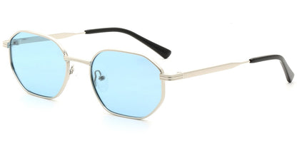 Acetate Metal Square Sunglasses SG9350
