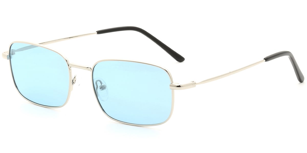 Acetate Metal Rectangle Sunglasses SG9359