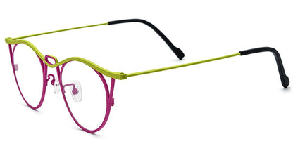 Titanium Cat Eye Frame F7042