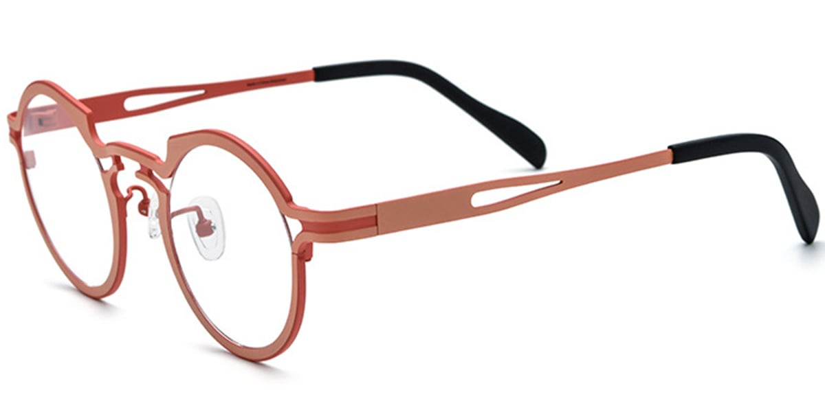 Titanium Round Frame F7019