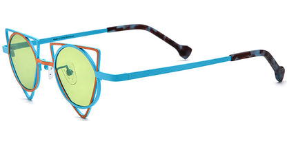 Titanium Geometric Sunglasses SG7169