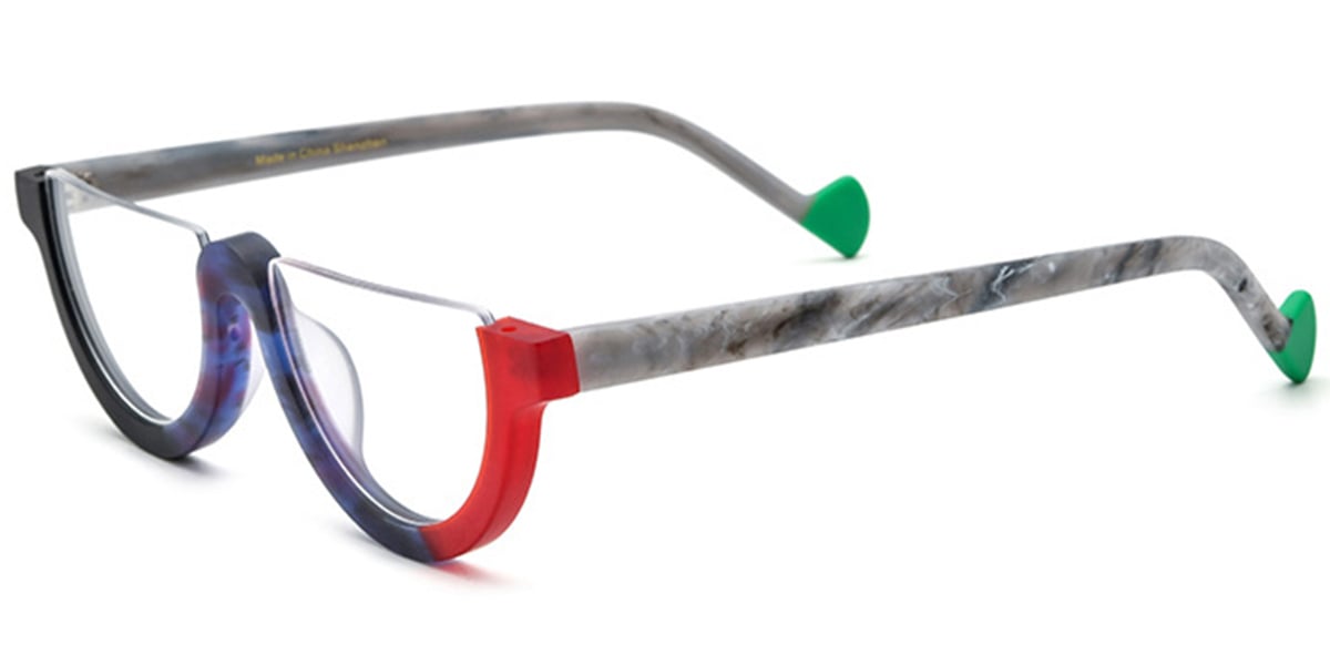 Acetate Geometric Frame F6677