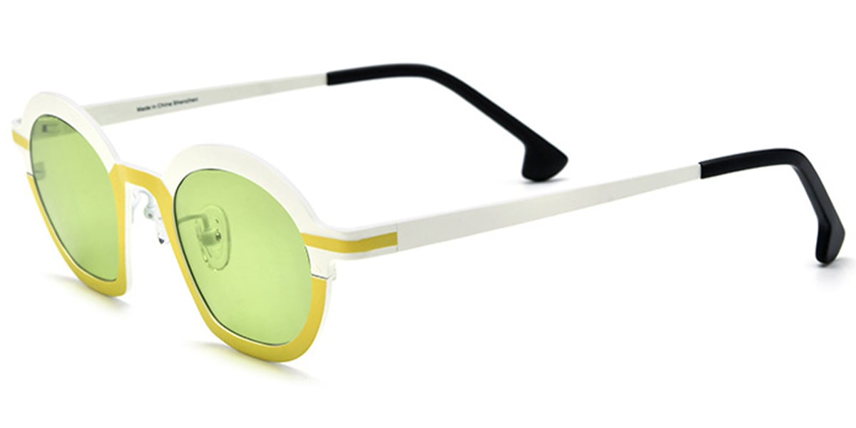 Titanium Geometric Sunglasses SG6873