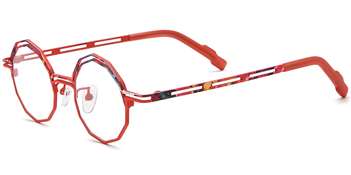 Titanium Geometric Frame F7574