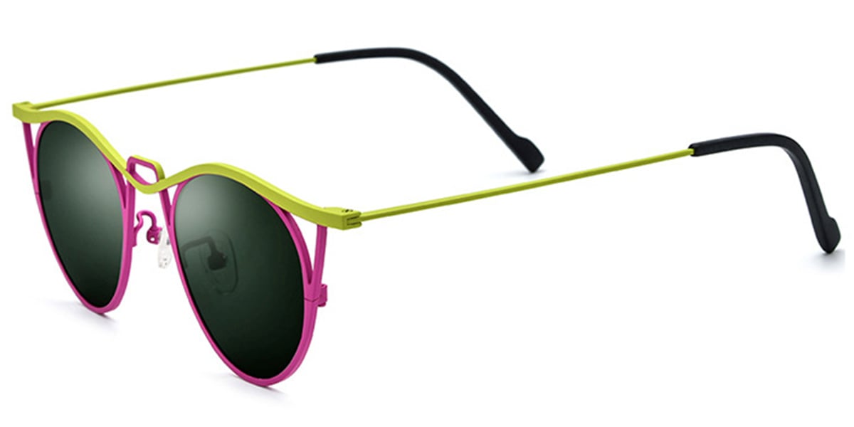 Titanium Cat Eye Sunglasses SG7043