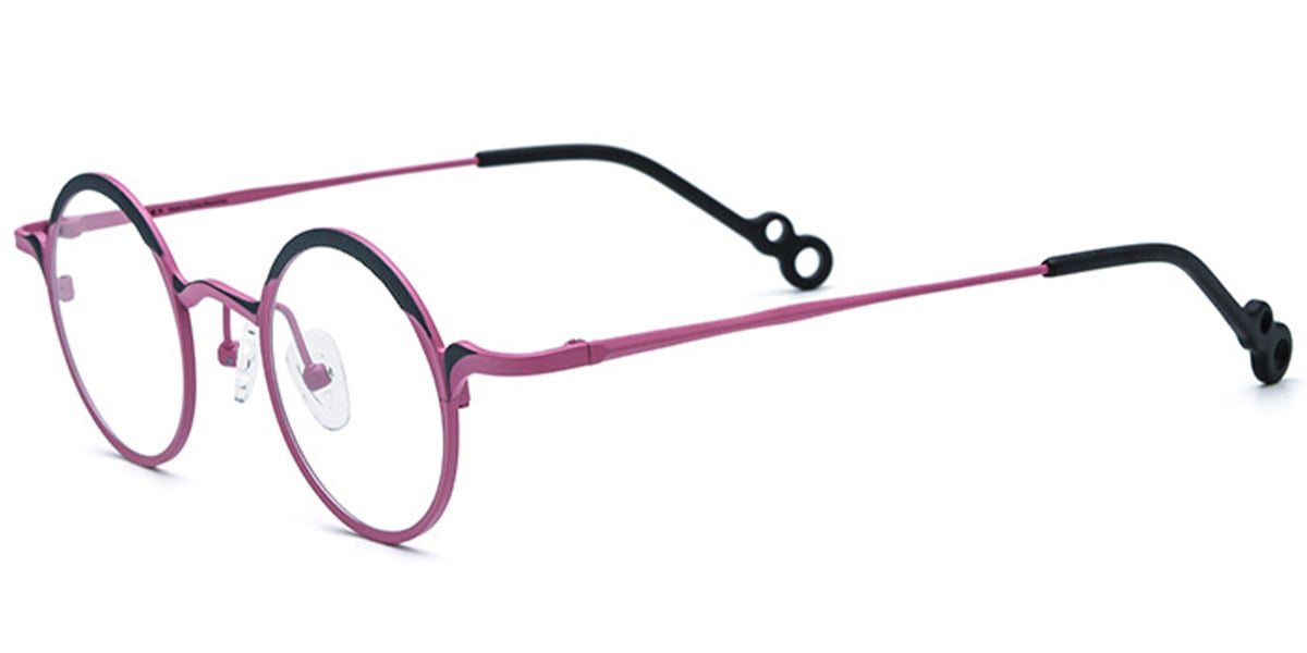 Titanium Round Frame F7049