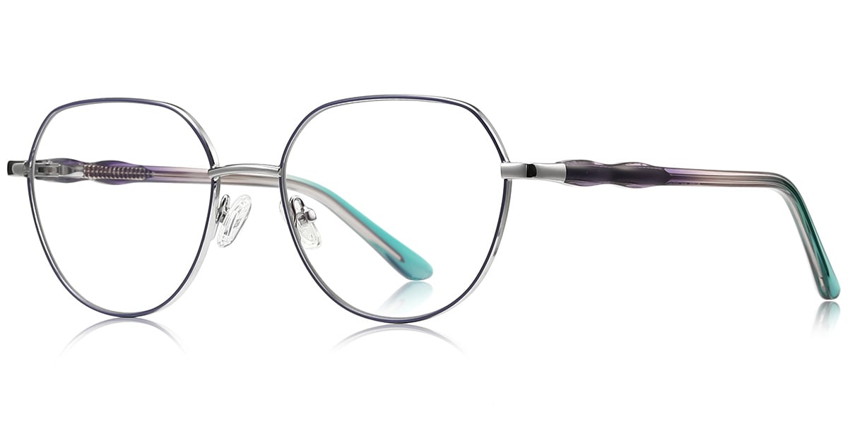 Geometric Eyeglasses F9616