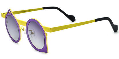 Titanium Geometric Sunglasses SG6721