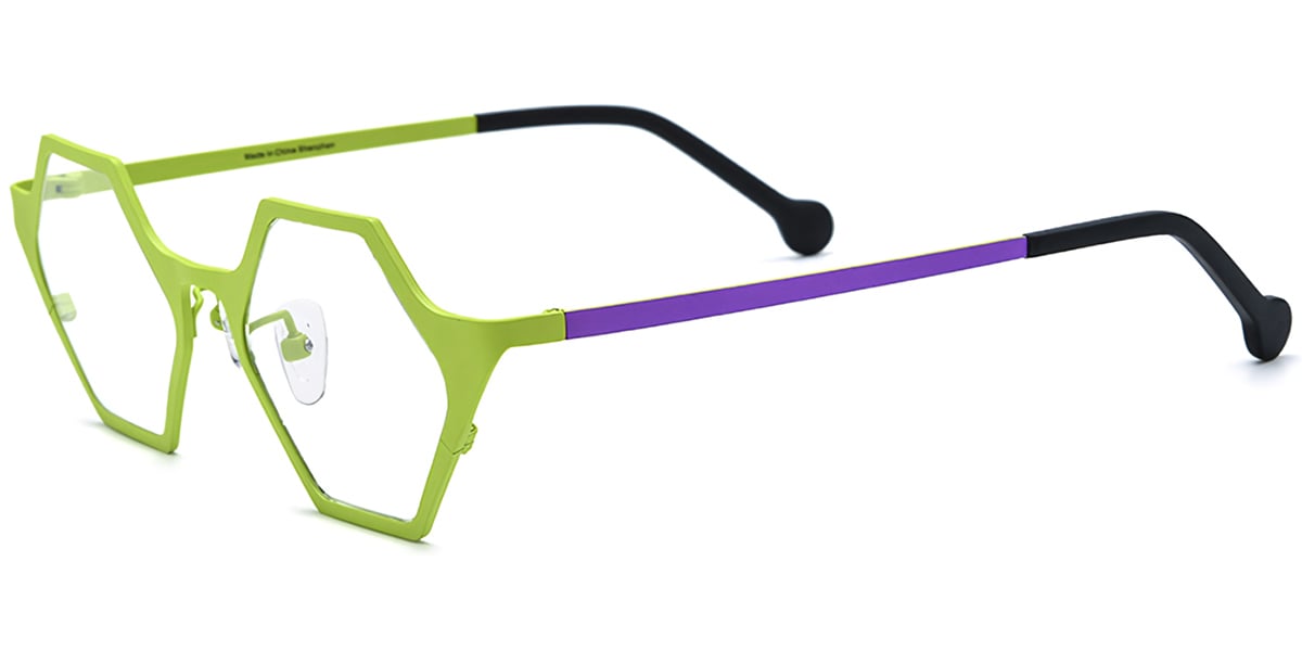 Titanium Geometric Frame F7326